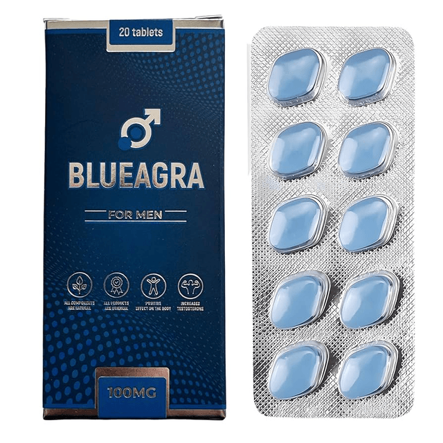 BlueAgra Ginseng Tablets for Men | 100mg | Made in UK